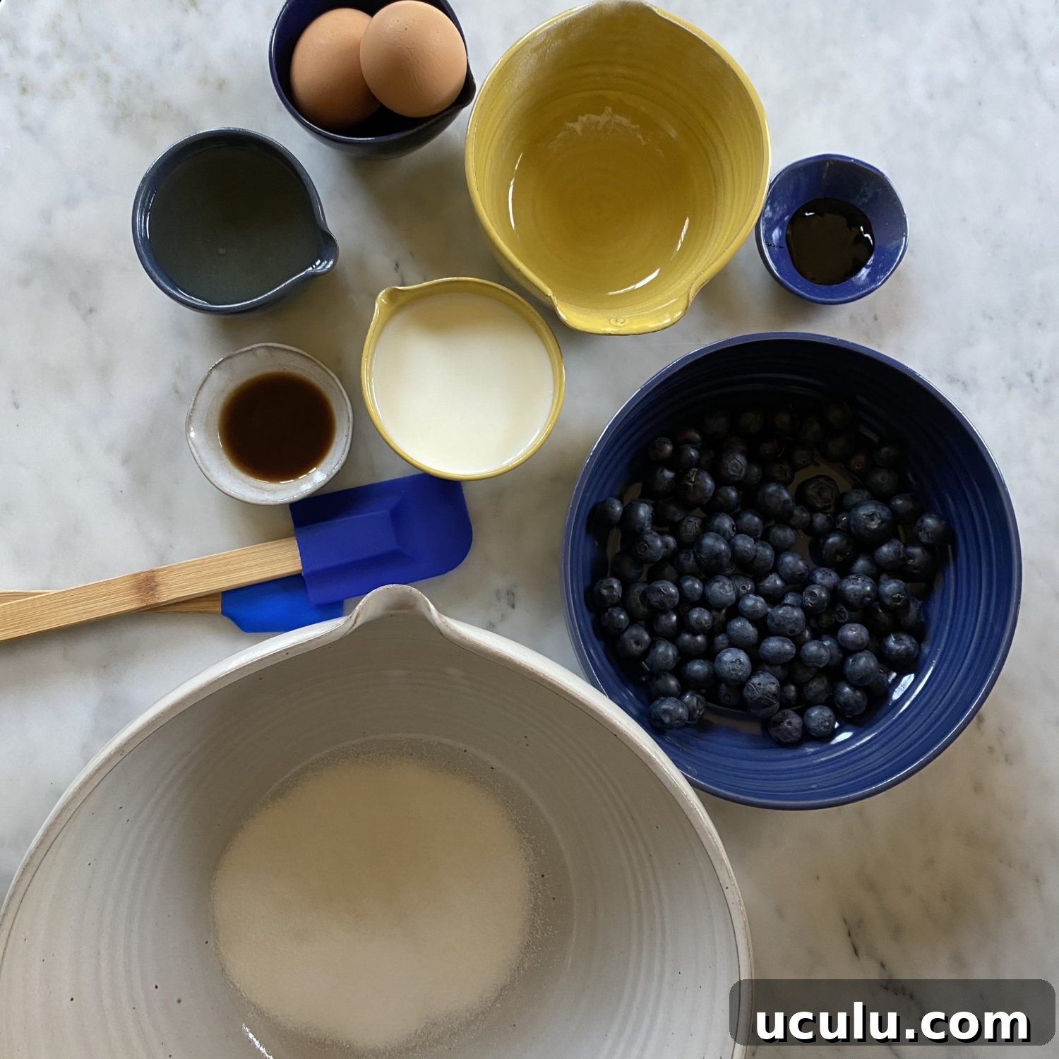 blueberry muffin prep