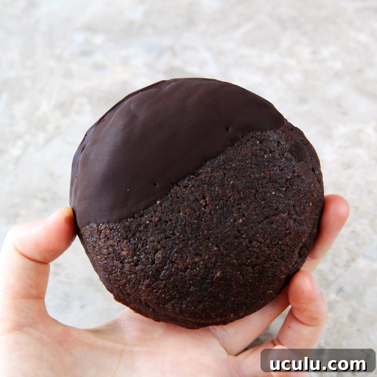 Vegan Double Chocolate Cookies made with Avocado