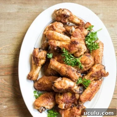 super crispy epic oven grilled chicken wings