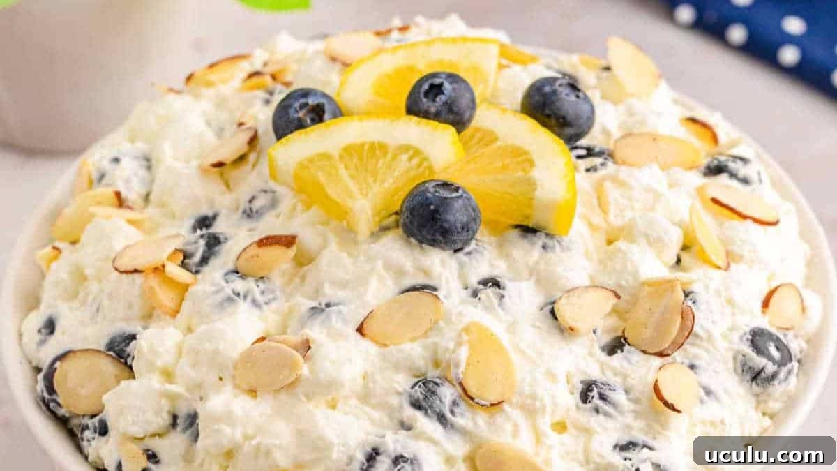 Lemon Blueberry Fluff