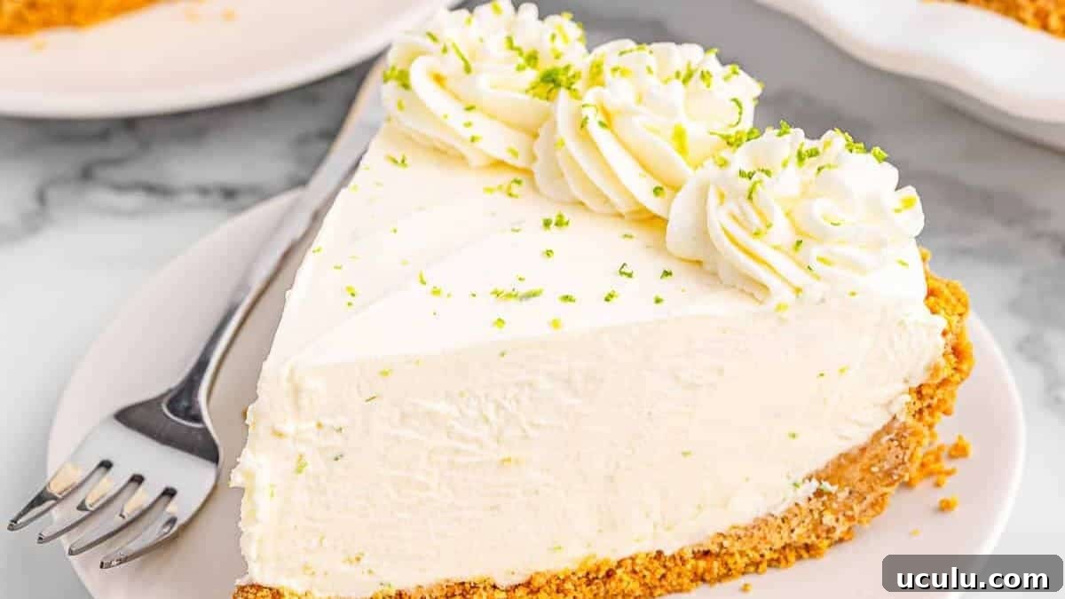 No Bake Key Lime Pie