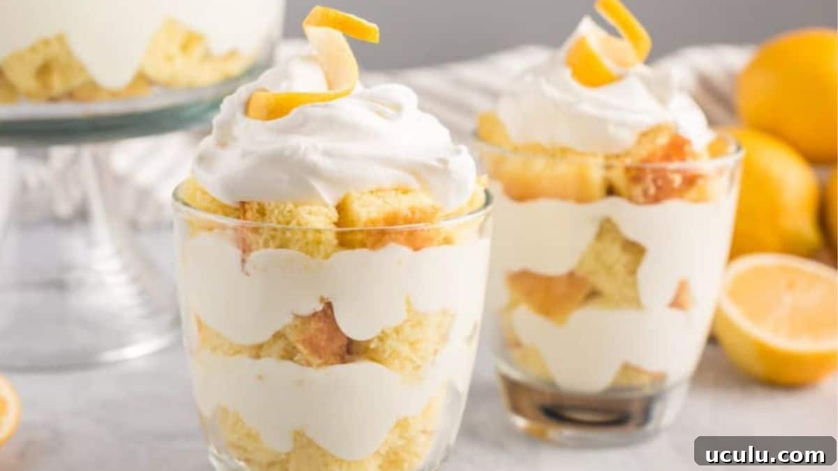 Easy Lemon Trifle
