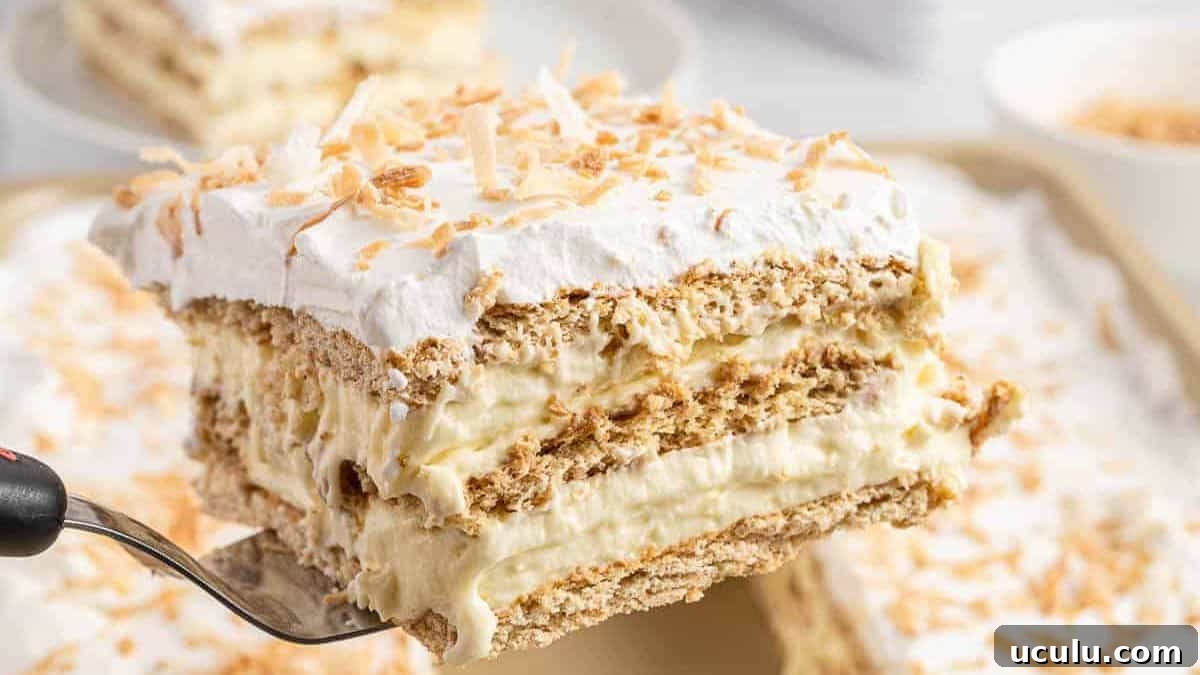Coconut Icebox Cake
