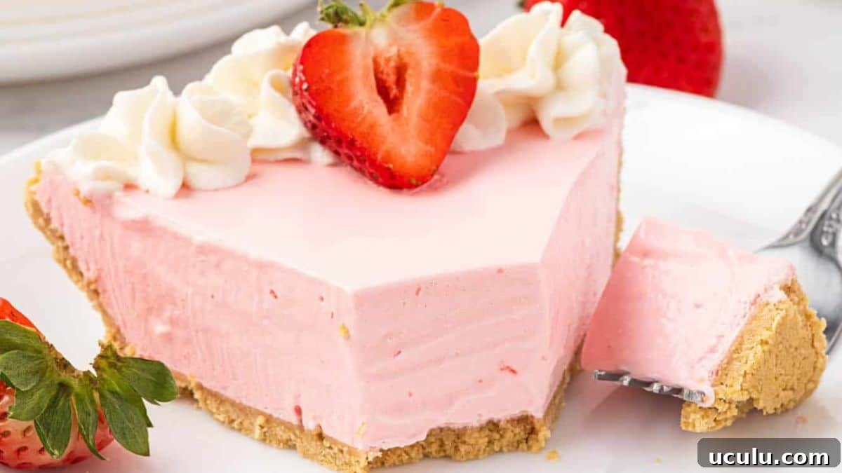 No Bake Strawberry Pie