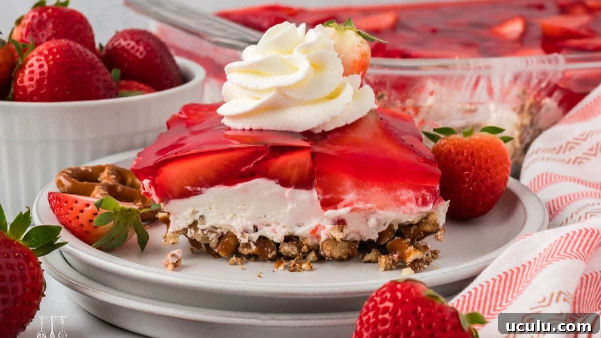 Strawberry Pretzel Salad