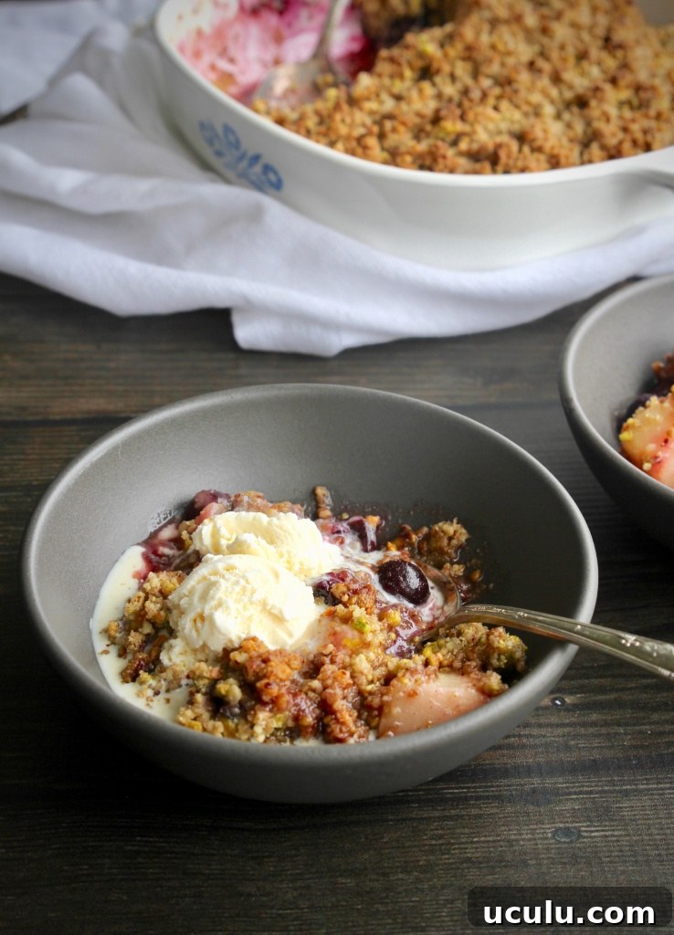 fruit crumble