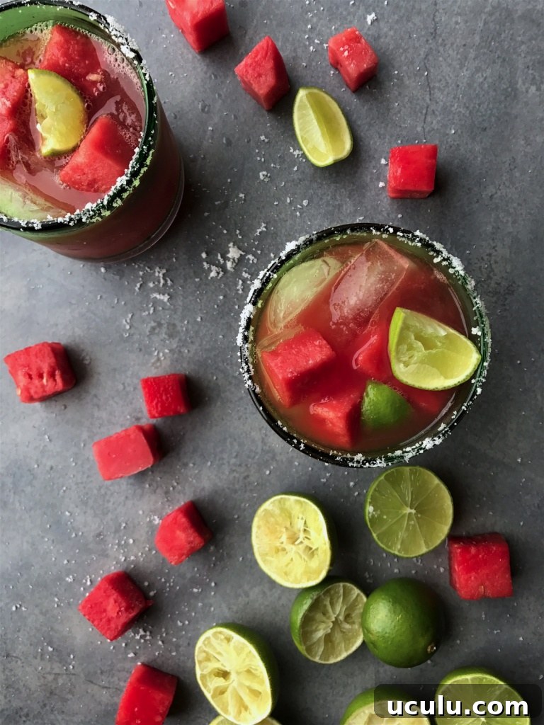 watermelon margaritas