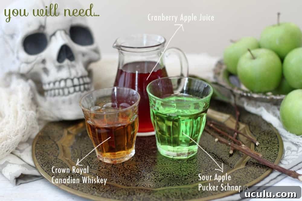 Poison Apple Cocktail Ingredients