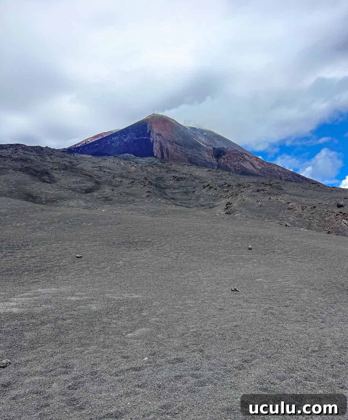 View of Mt. Etna from a volcano tour