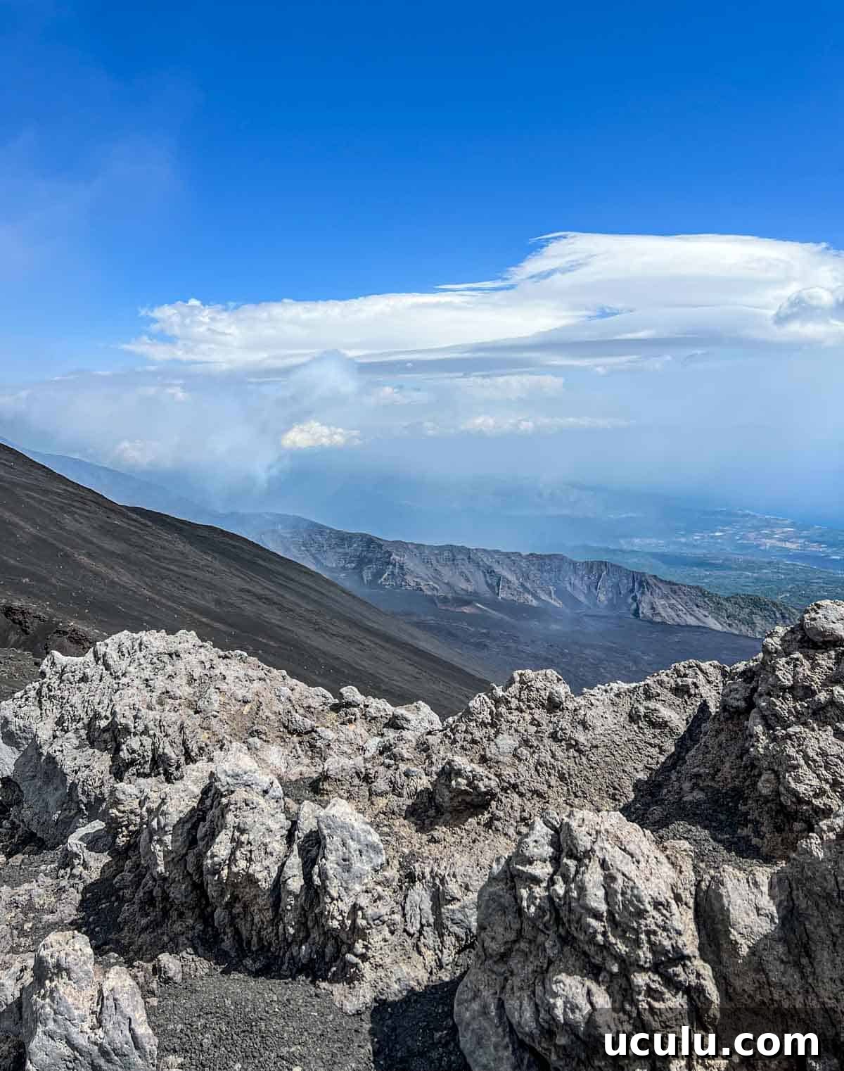 Incredible views from the top of Mt. Etna