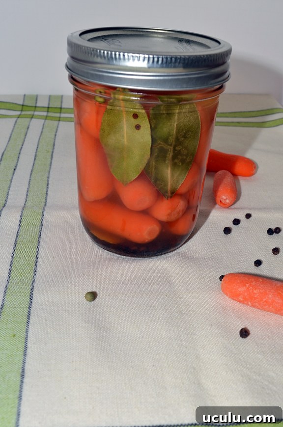 lemony pickled carrots