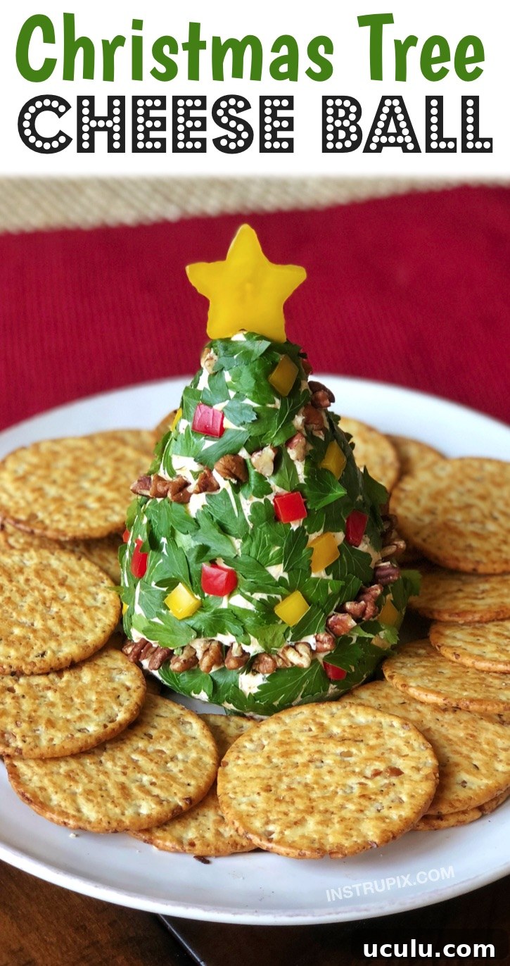 Looking for easy Christmas appetizers and finger foods? Check out these simple make ahead, no bake cold party appetizers for the holidays! They are perfect for feeding a crowd or large family. They are all fun and impressive but super quick and easy to make ahead of time. Christmas Tree Cheese Ball