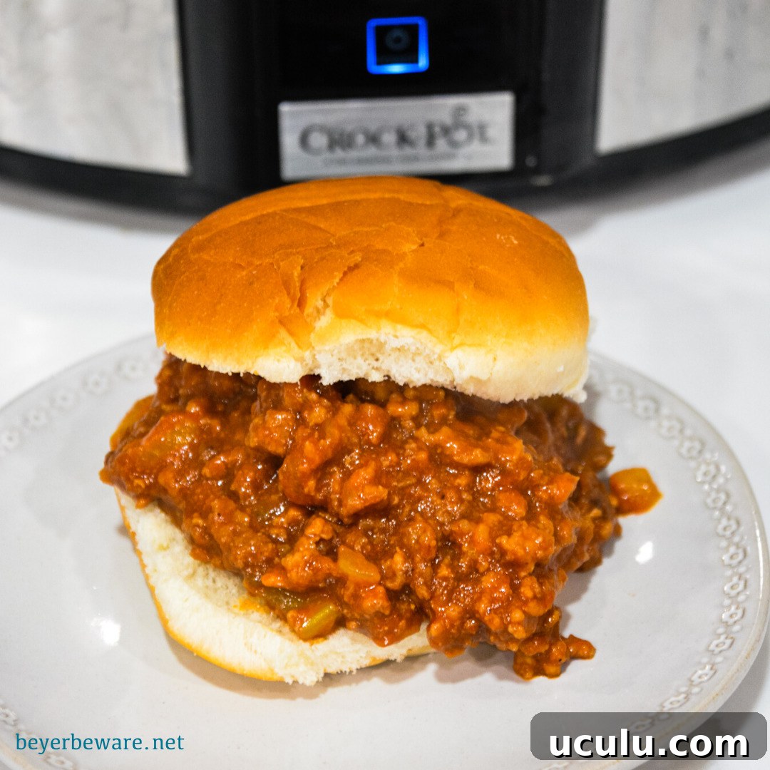 These crock pot sloppy joes for a crowd are just what you need when you need a recipe to feed a bunch of hungry people!