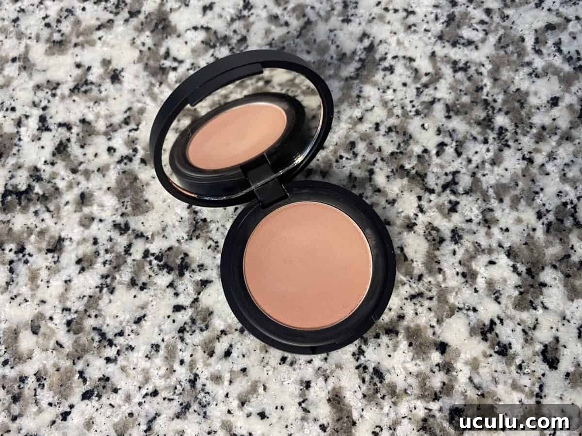 a picture of the natural pressed blush of Toups and Co