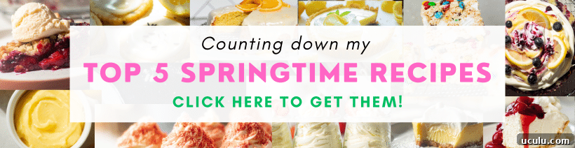 Springtime recipes banner