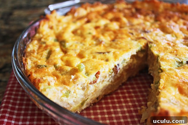 Hash brown quiche full