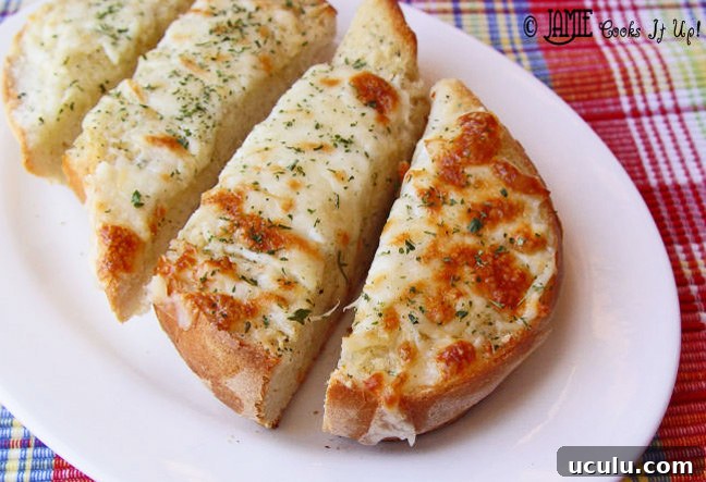 Easy garlic cheese bread