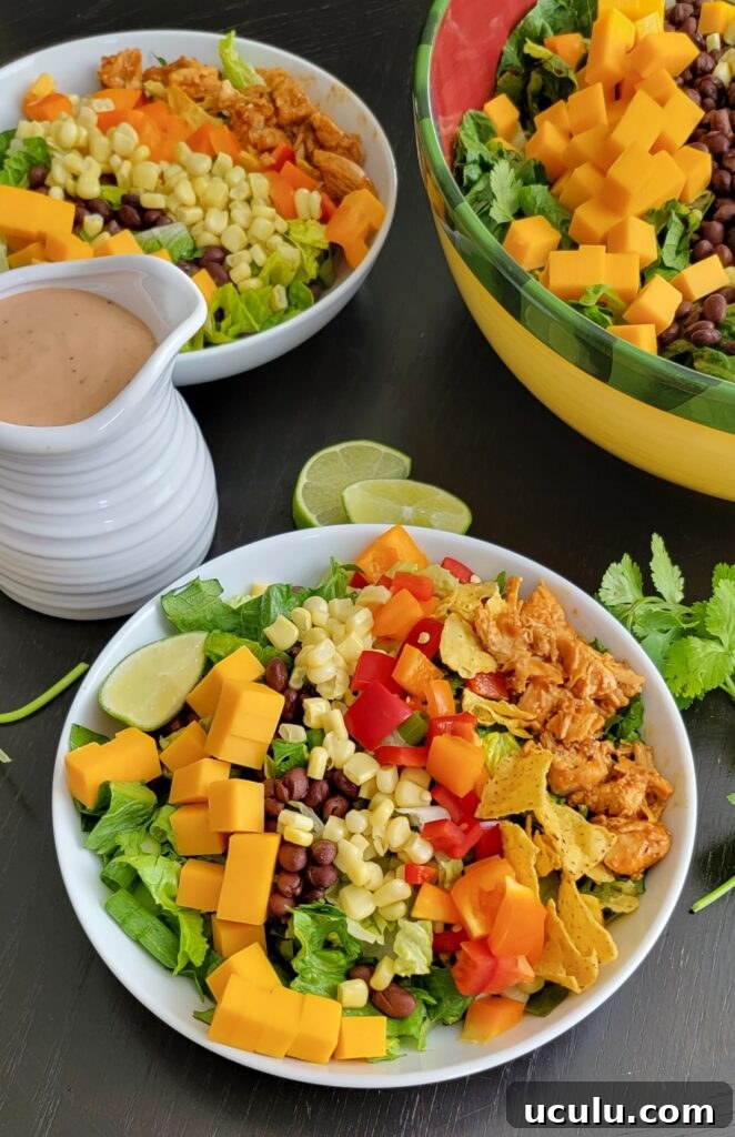 BBQ ranch chicken salad