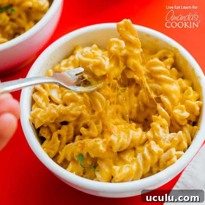 A bowl of Butternut squash pasta