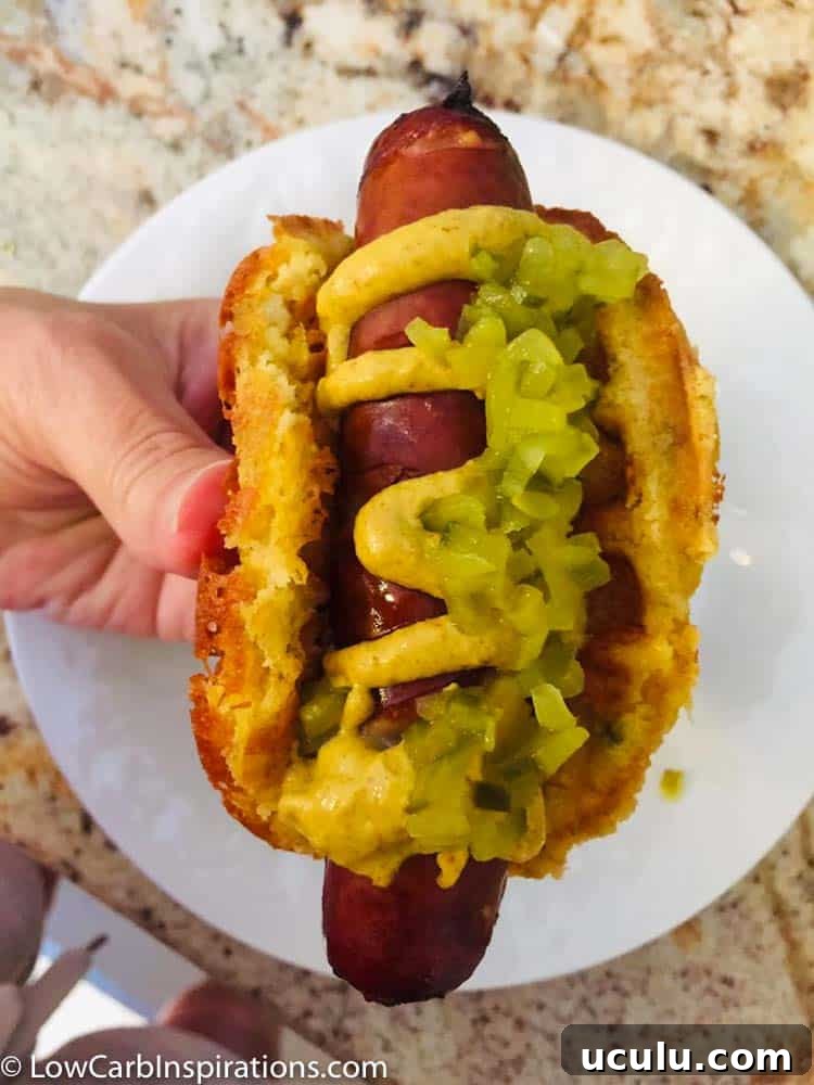 Chaffle Corndog Bun Recipe