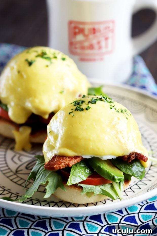BLAT Eggs Benedict