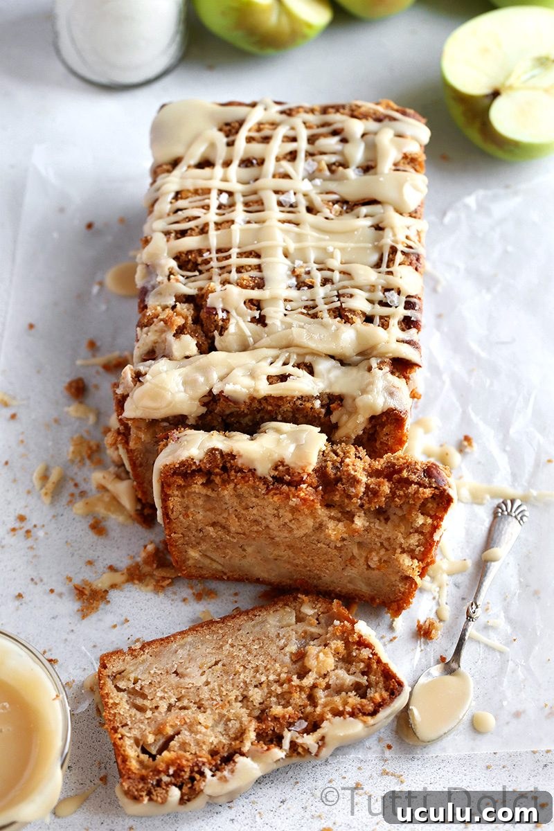 Apple Crumble Loaf Cake