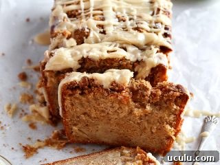 Apple Crumble Loaf Cake