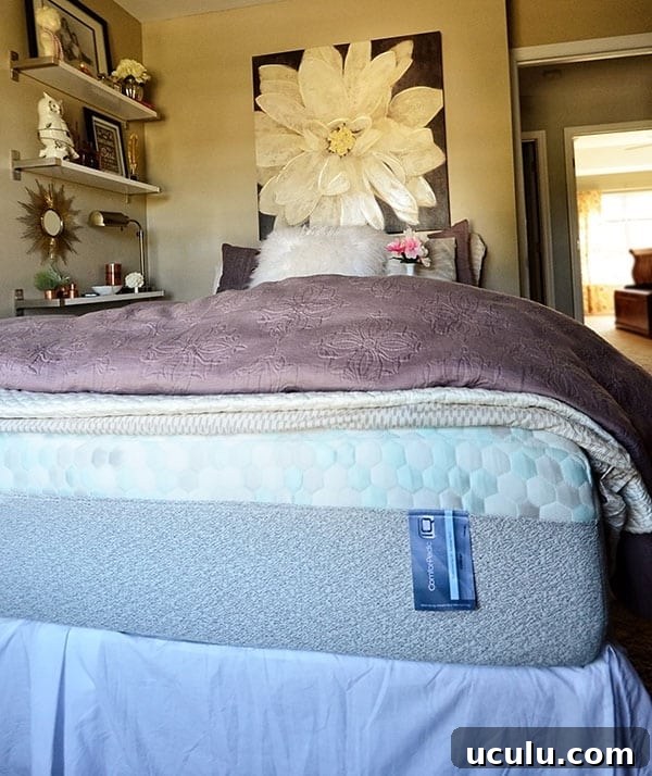 Simmons Comforpedic IQ™ from Beautyrest mattress is super high-tech with Smart Response™ Technology offering personalized support plus it has Ultra Cool™ Memory Foam keeping it nice and cool.