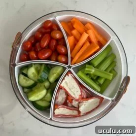 Large 5 Section Snack Tray
