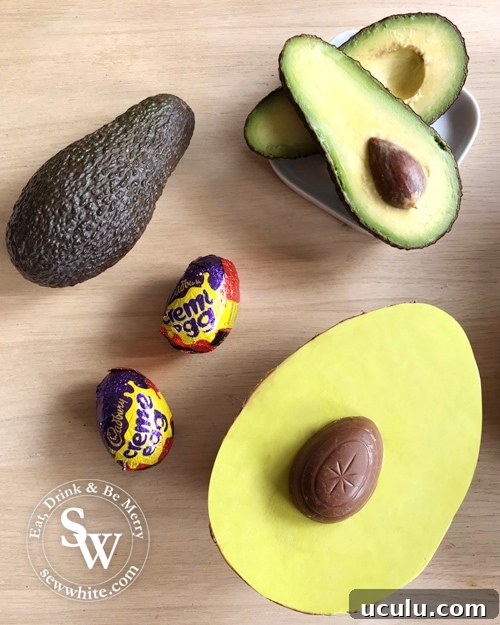 Avocado Easter egg
