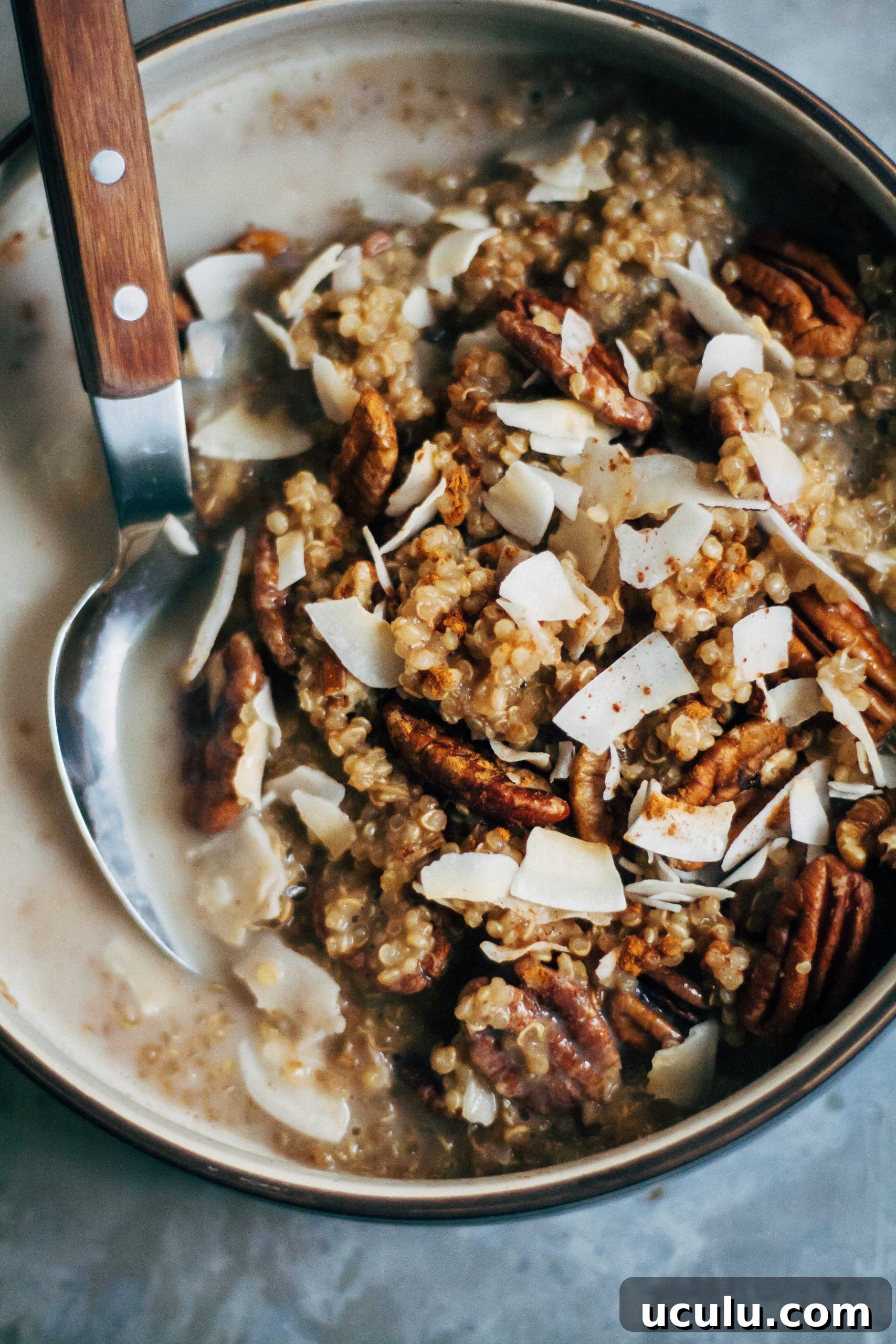 Breakfast Quinoa w/ Chai + Cinnamon | Well and Full | #breakfast #recipe