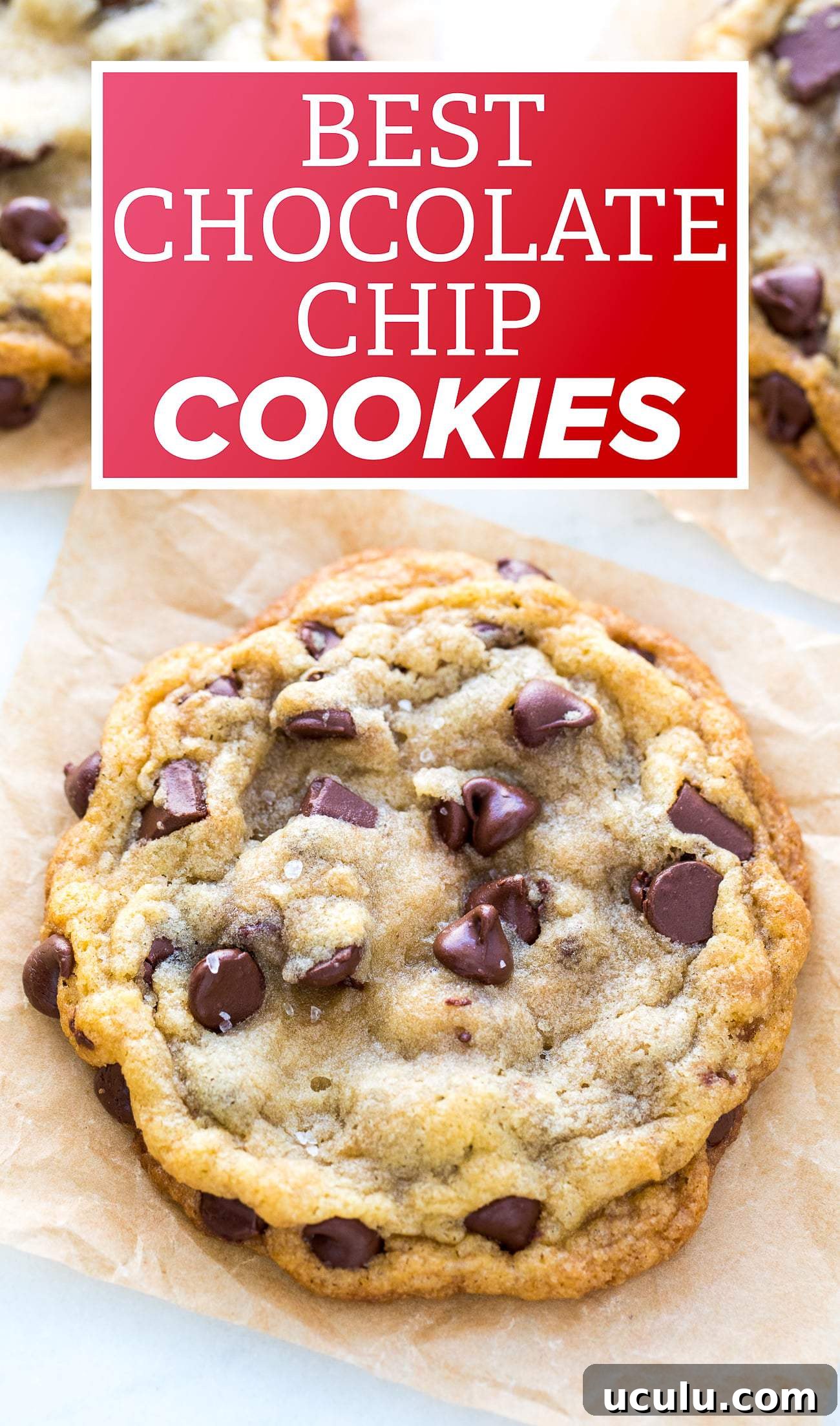 Best Chocolate Chip Cookies Recipe - Big Soft and Chewy Chocolate Chip Cookies #Cookies #Recipe