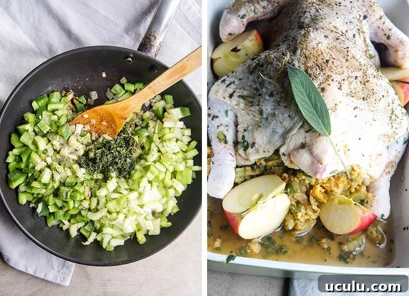 Gluten Free Cornbread Stuffing — hearty and flavorful
