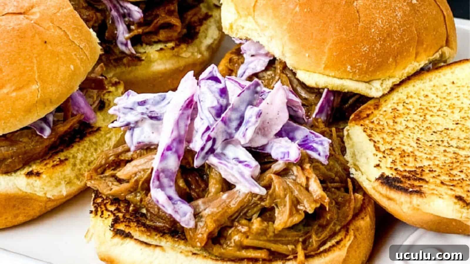Instant Pot BBQ Pulled Pork Sliders