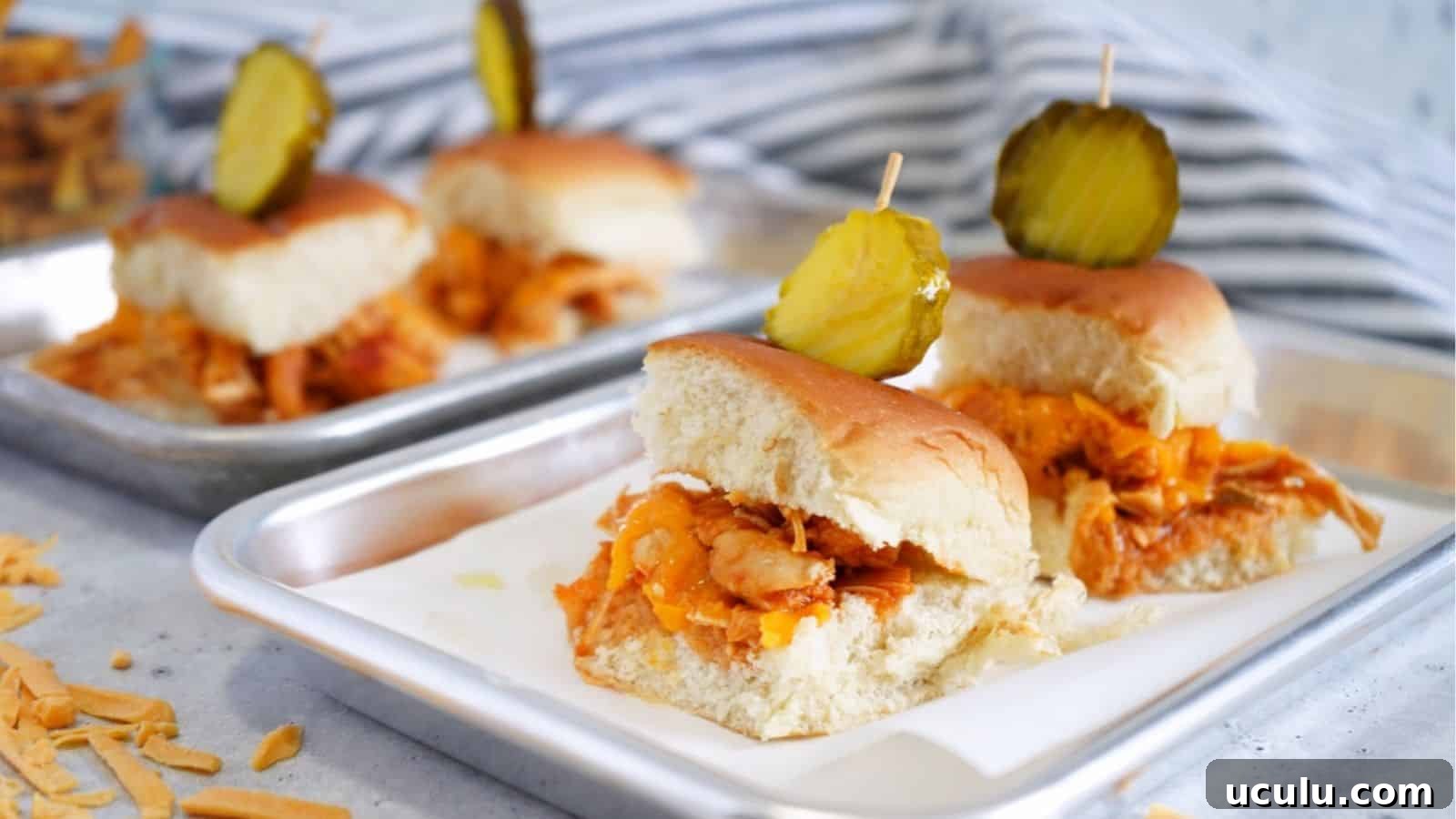 Instant Pot Chicken Sloppy Joe Sliders