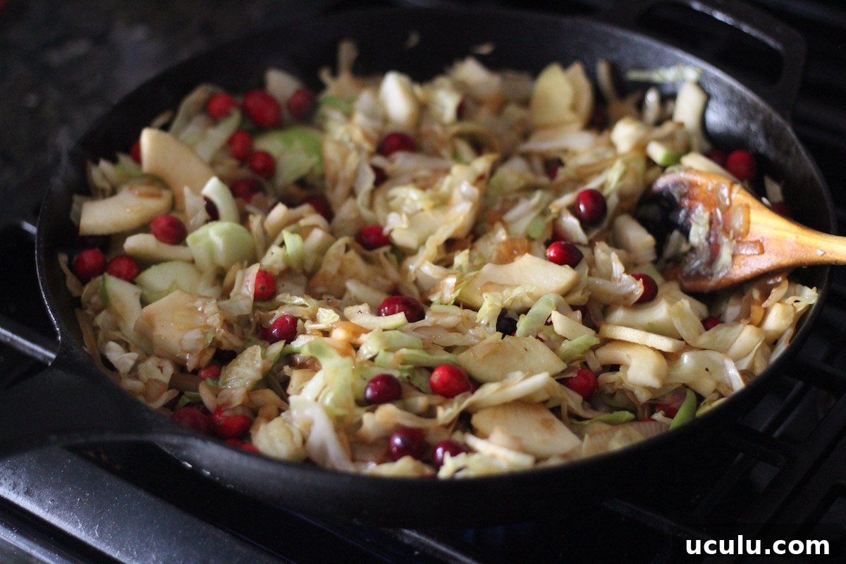 Apple Cranberry Skillet Pork Chops (AIP, Paleo) - a healthy, delicious way to make pork chops that is super simple! | fedandfulfilled.com