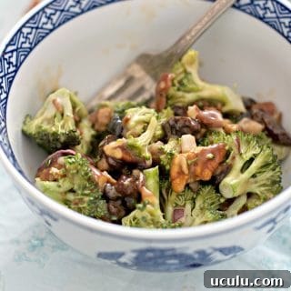 Old Time Broccoli Opposite Salad