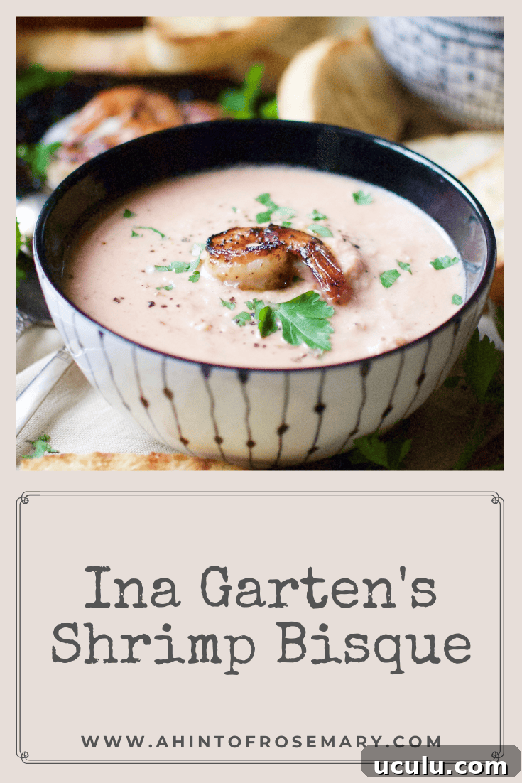Ina Garten's Shrimp Bisque