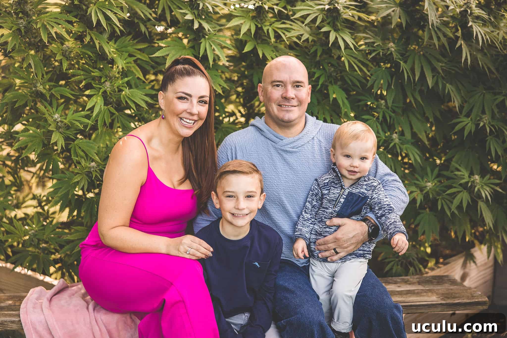 A picture of Emily Kyle's family.