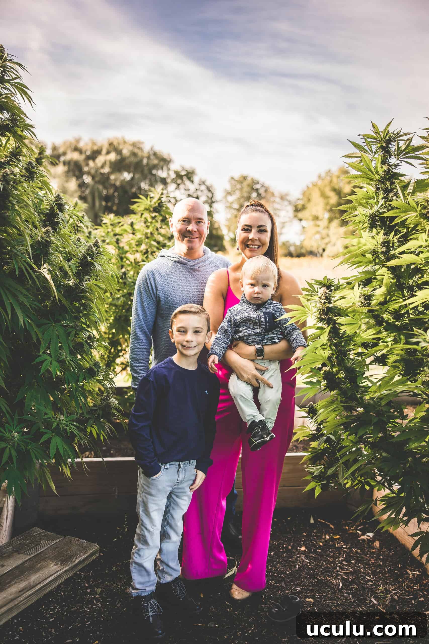 A picture of Emily Kyle's family.