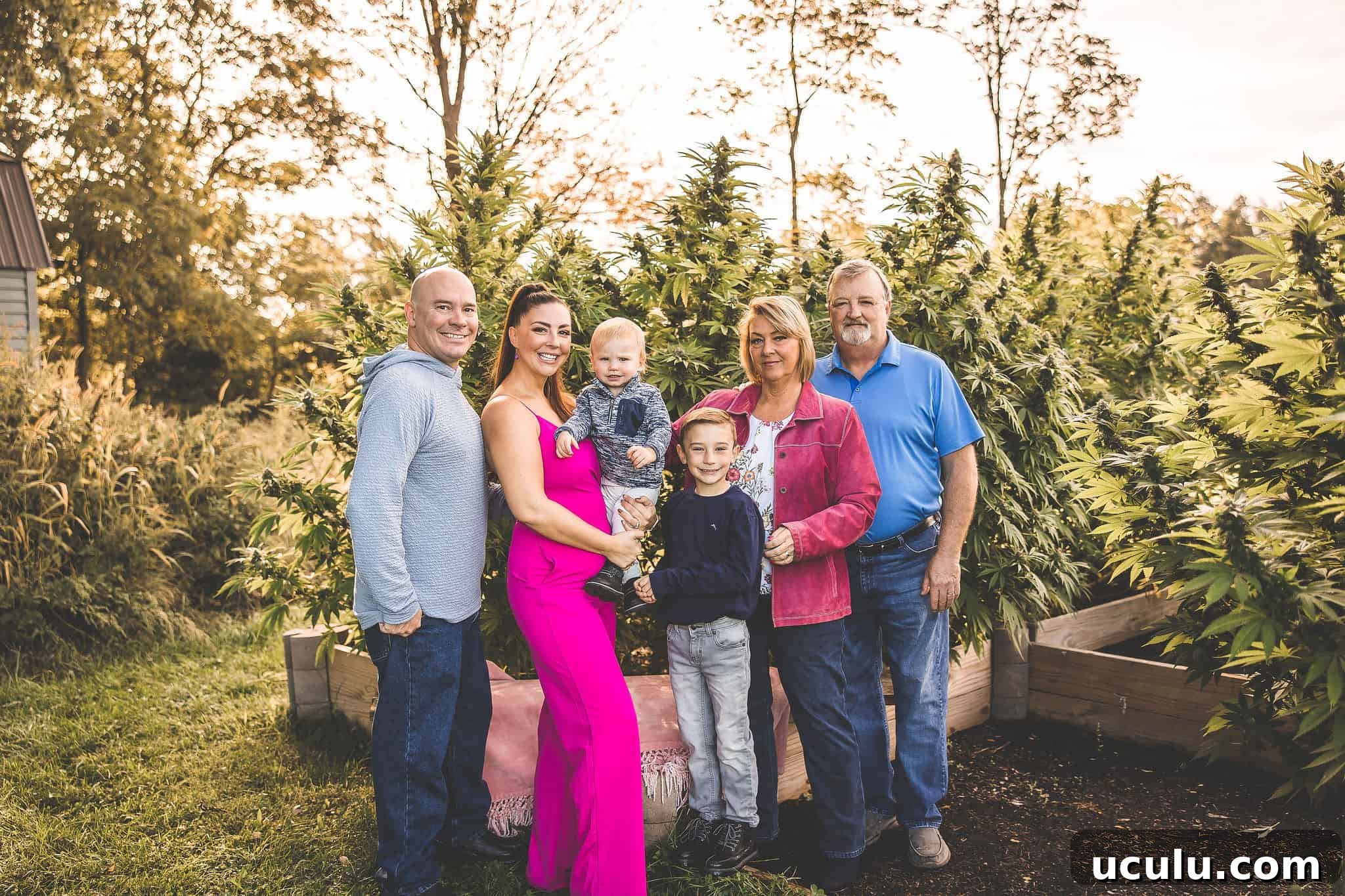 A picture of Emily Kyle's family.