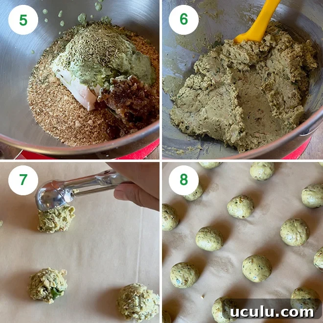 step by step picture collage of making paan cheesecake truffles