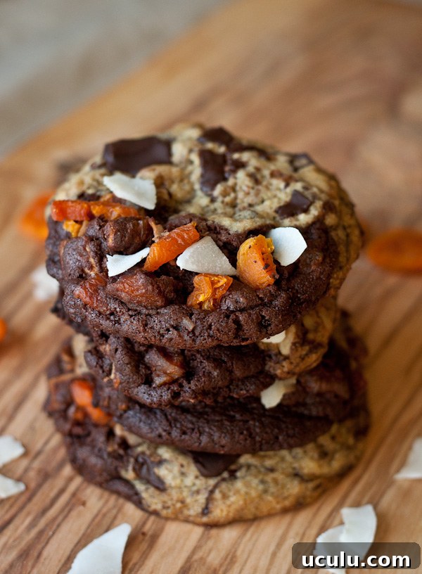 Tropical Chocolate Chunk Cookies