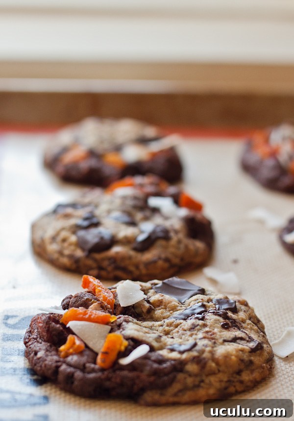 Tropical Chocolate Chunk Cookies