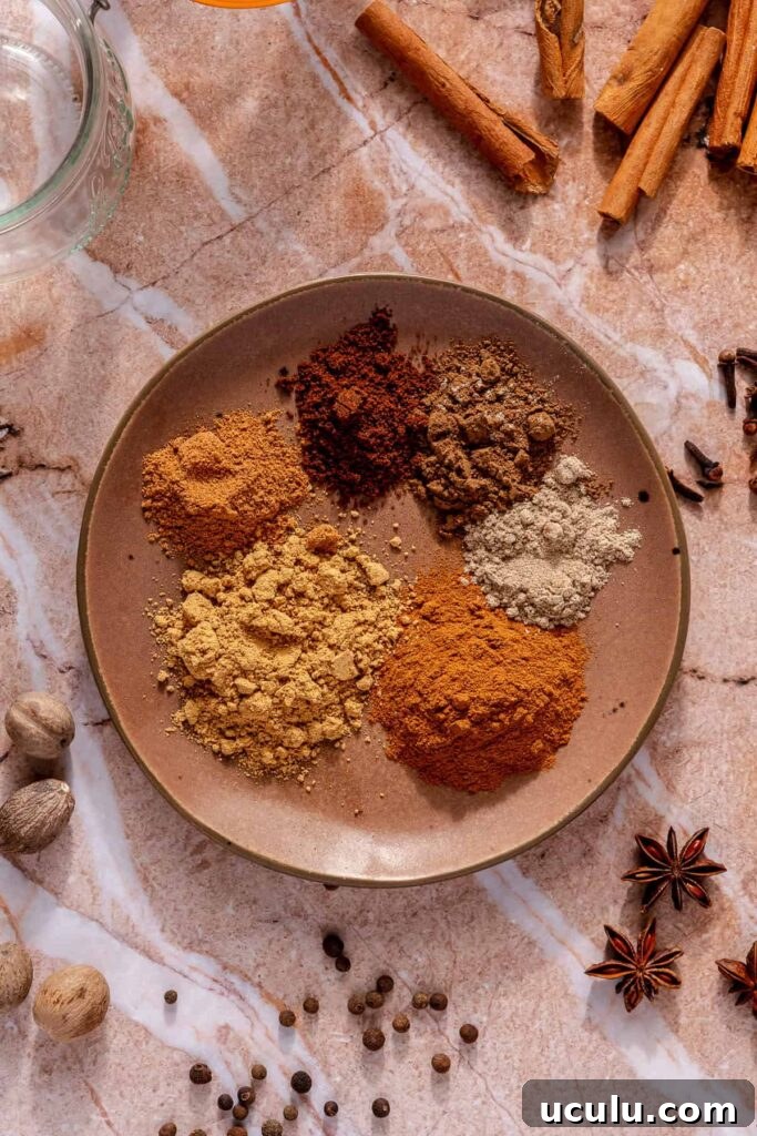 Chai spice ingredients