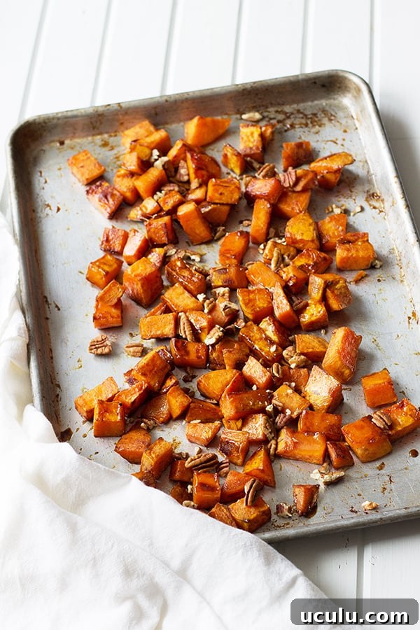 Maple Roasted Sweet Potatoes