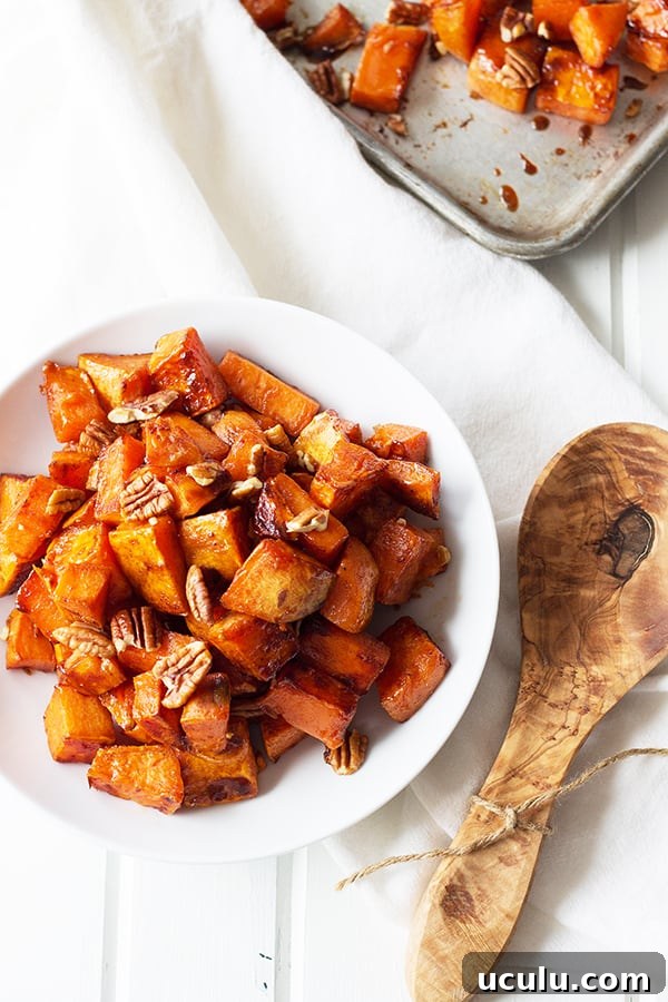 Maple Roasted Sweet Potatoes
