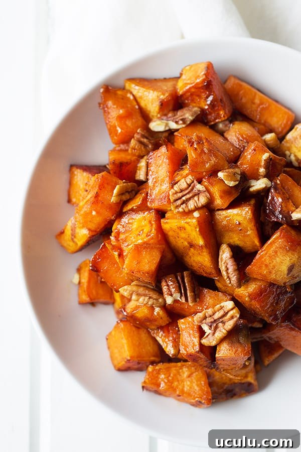 Maple Roasted Sweet Potatoes