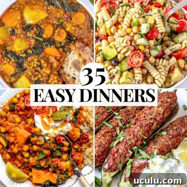 easy dinner ideas with healthy meals
