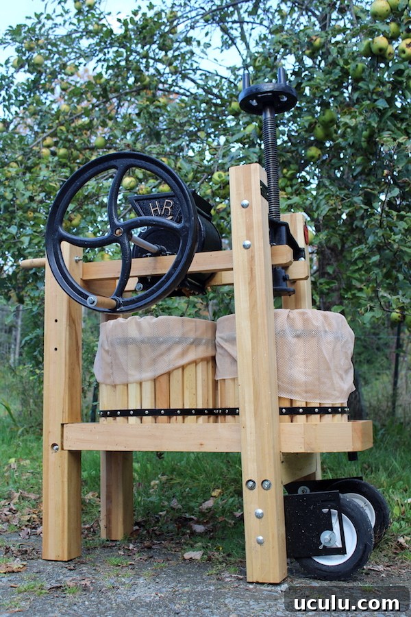 Double Barrel Cider Press
